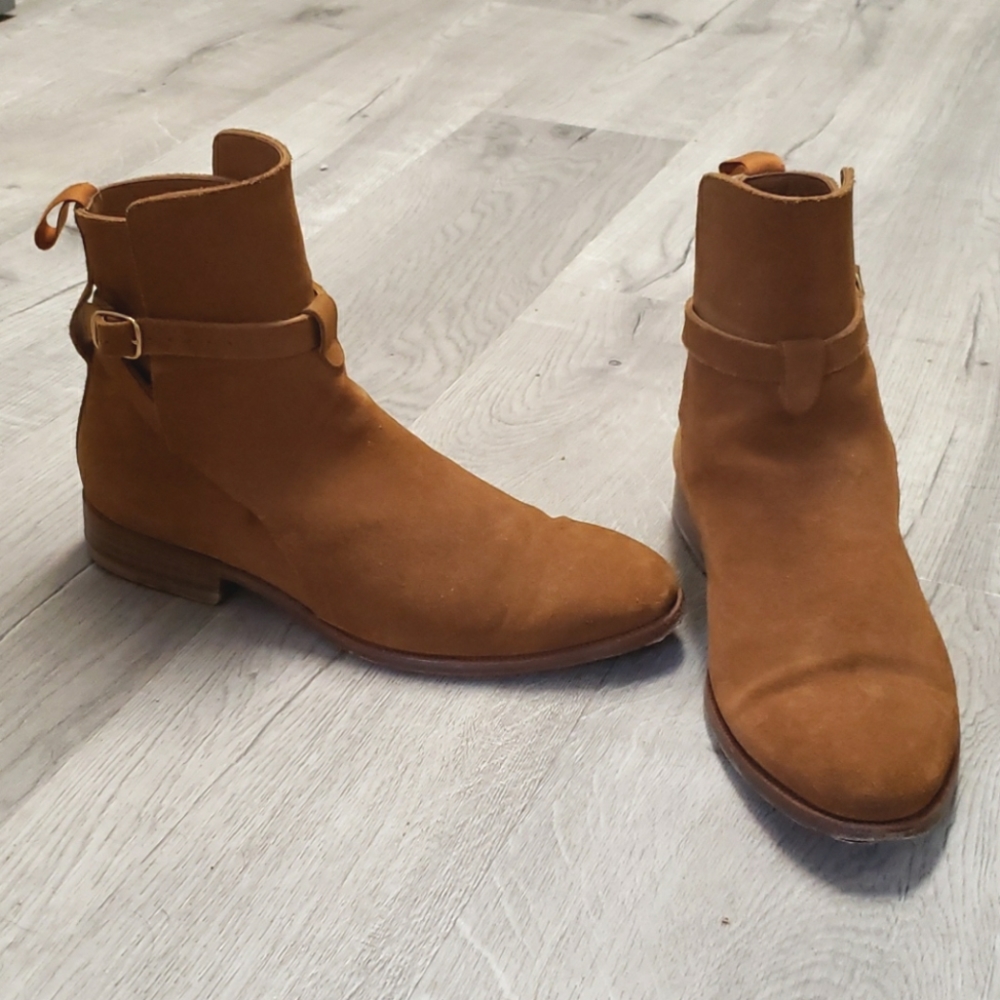 FUGASHIN POUR STORY ET FALL TAN SUEDE CHELSEA BOOT
